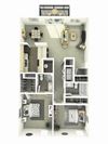 Carlton 2 bed 2 bath Carlton 2 bed 2 bath 1130 square feet
